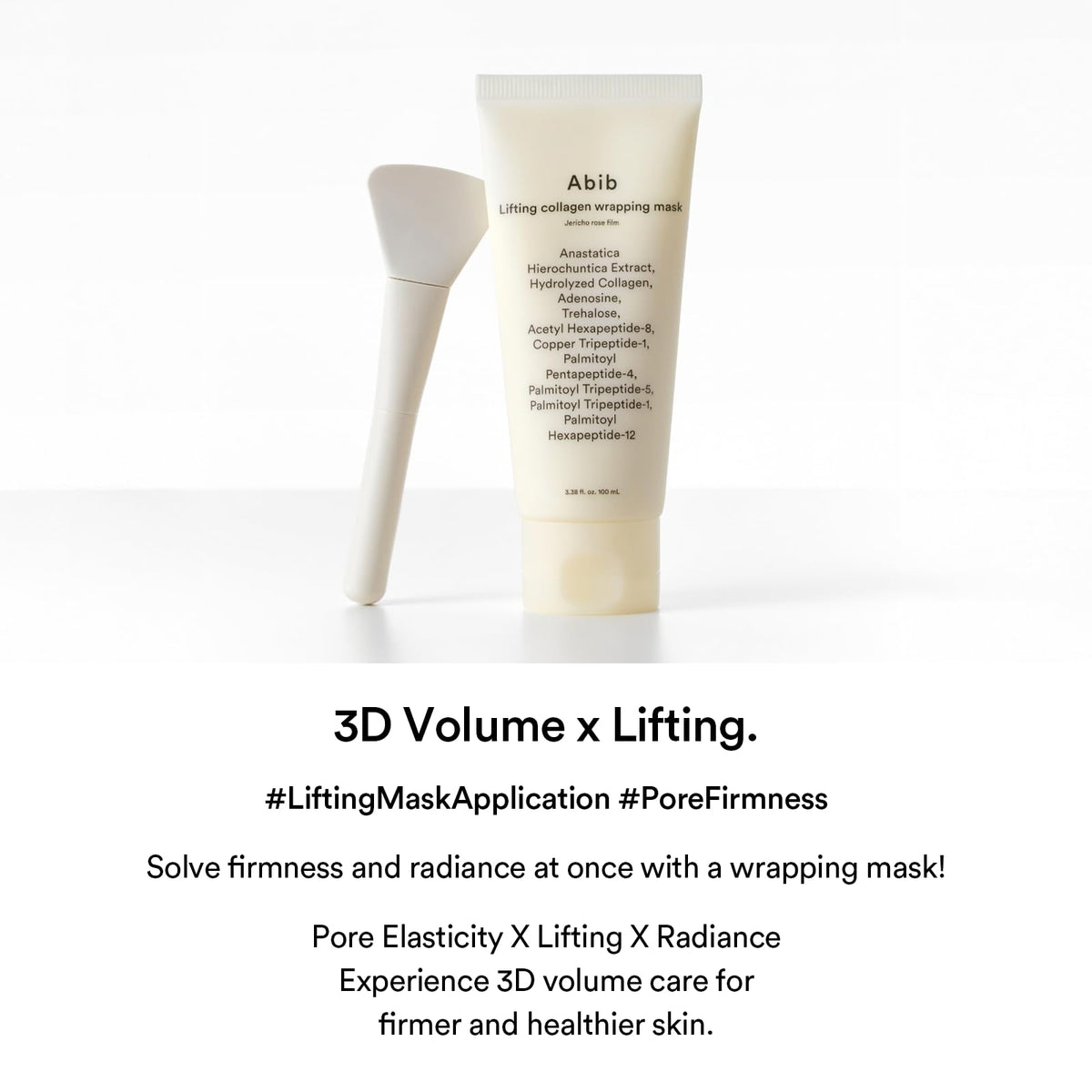 Abib silicone brush detail for even application and less product waste