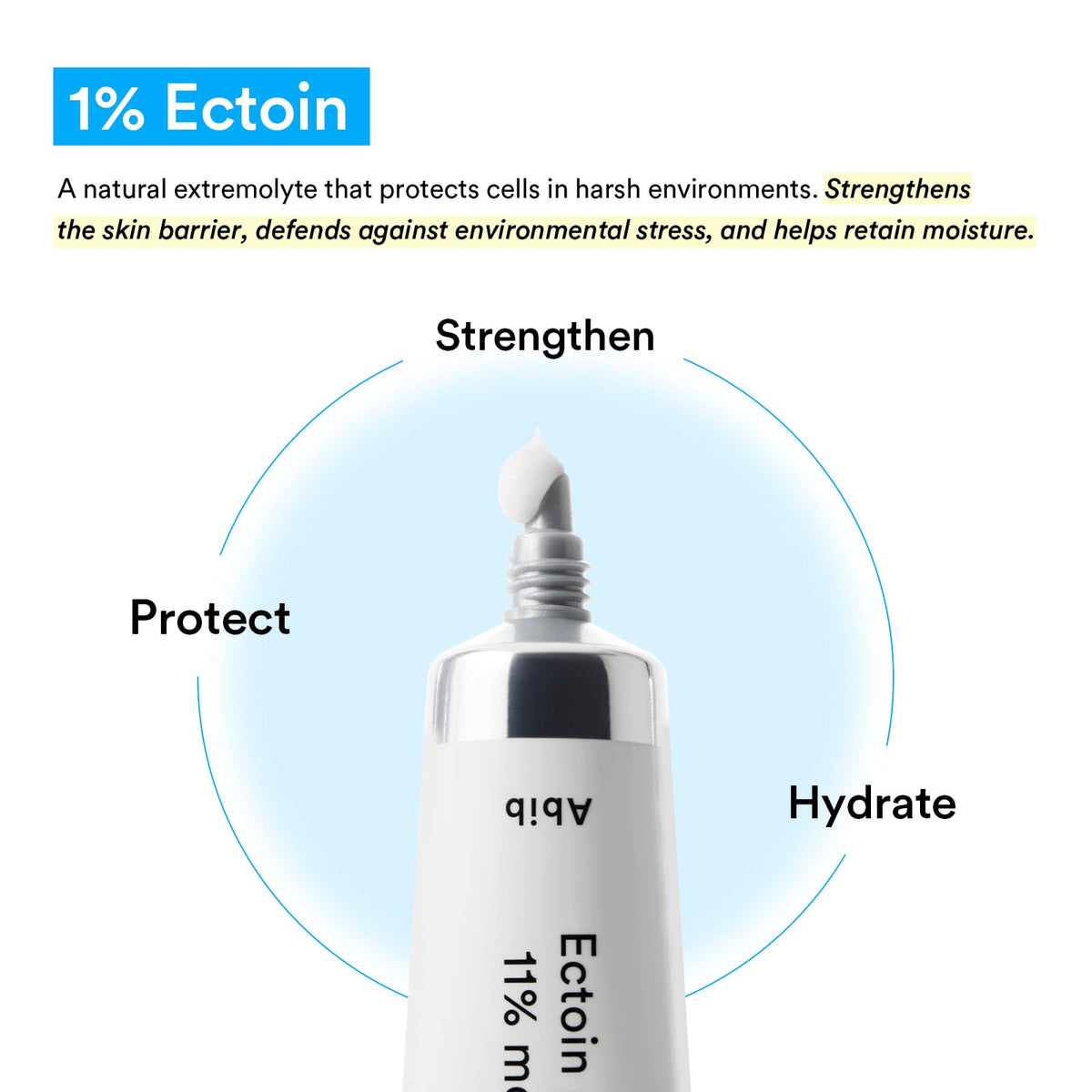 Abib moisturizer in hand showing 50 mL scale for travel-friendly benefit