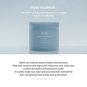 Abib pad texture closeup highlighting soft fabric and gentle exfoliation for comfort