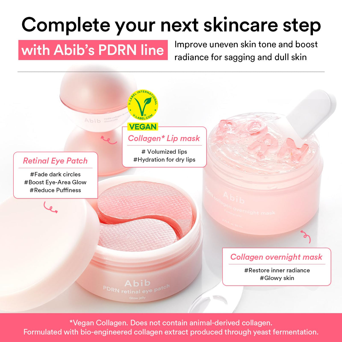 Abib PDRN Overnight Firming Jelly Mask jar top showing gel texture and hydration