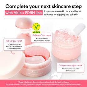 Abib PDRN Overnight Firming Jelly Mask jar top showing gel texture and hydration