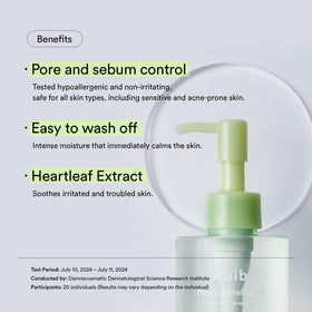 Abib cleansing oil in bathroom setup illustrating double-cleanse routine