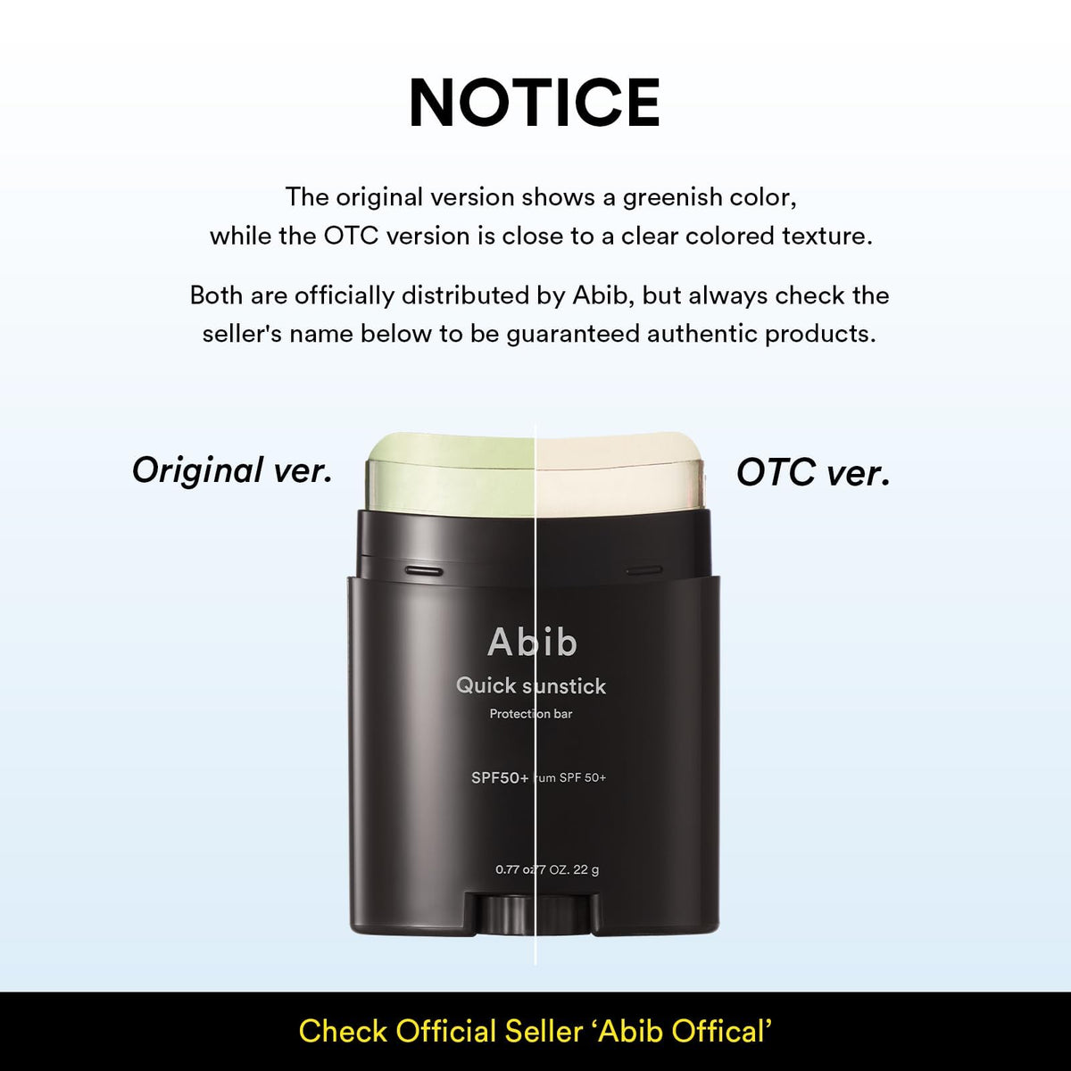 Abib sunstick used outdoors showing natural glow and sun protection benefit