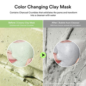 Abib tube beside clay powder highlighting oil-absorbing clay benefit