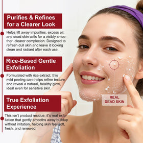 ABOUME applying peel shot on face to reveal smoother skin appearance