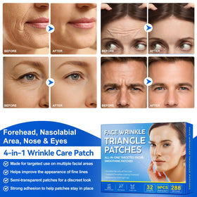 ABOUME patch covering smile line for targeted crease protection