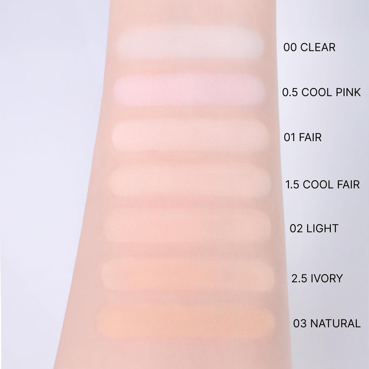 ABOUT TONE before and after image showing pore blurring and smoother skin look