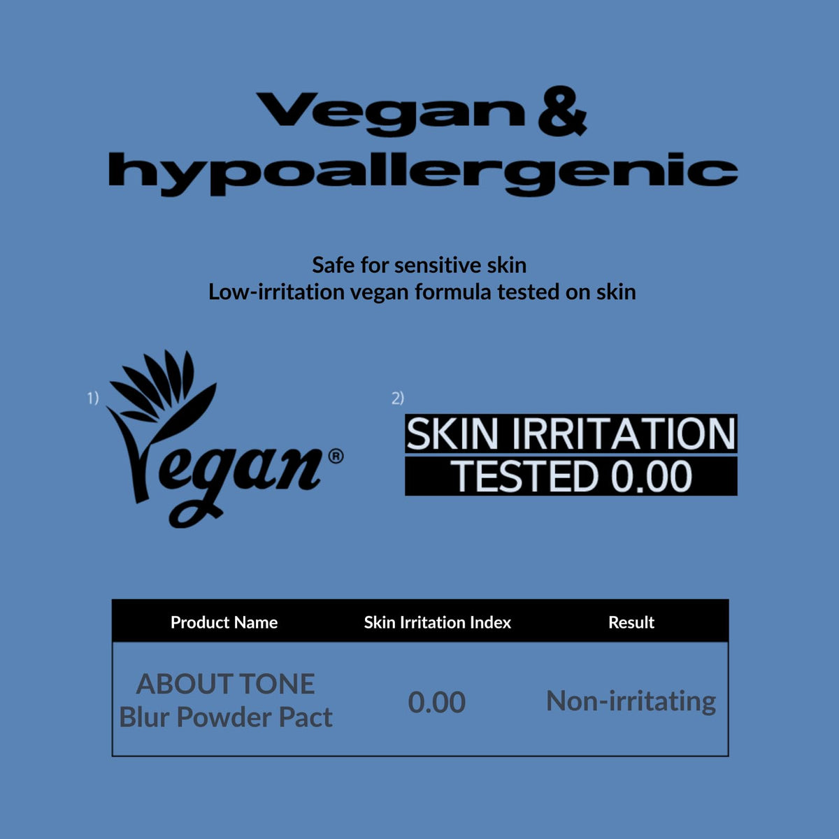 ABOUT TONE lifestyle shot of model using compact for natural everyday touch-up