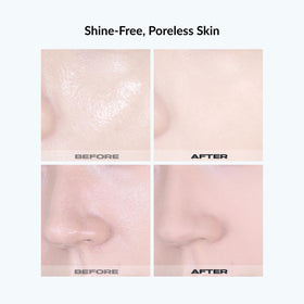 ABOUT TONE close-up powder texture highlighting fine blur particles for smoothing