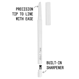 aboutface pencil used to create a clean winged eyeliner look benefit: precise definition