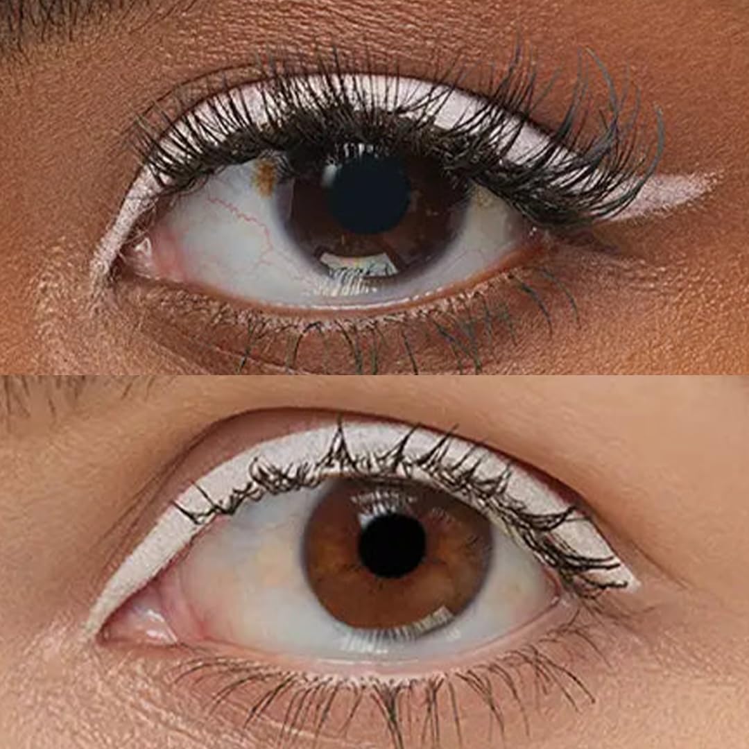 aboutface pencil held in hand to show compact size and travel-friendly benefit