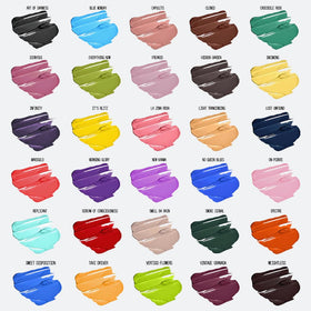 aboutface label close-up listing vegan cruelty-free features for ethical ingredient transparency