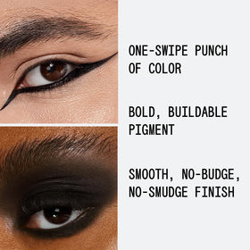 aboutface texture swatch of Art of Darkness showing velvety matte finish and rich pigmentation