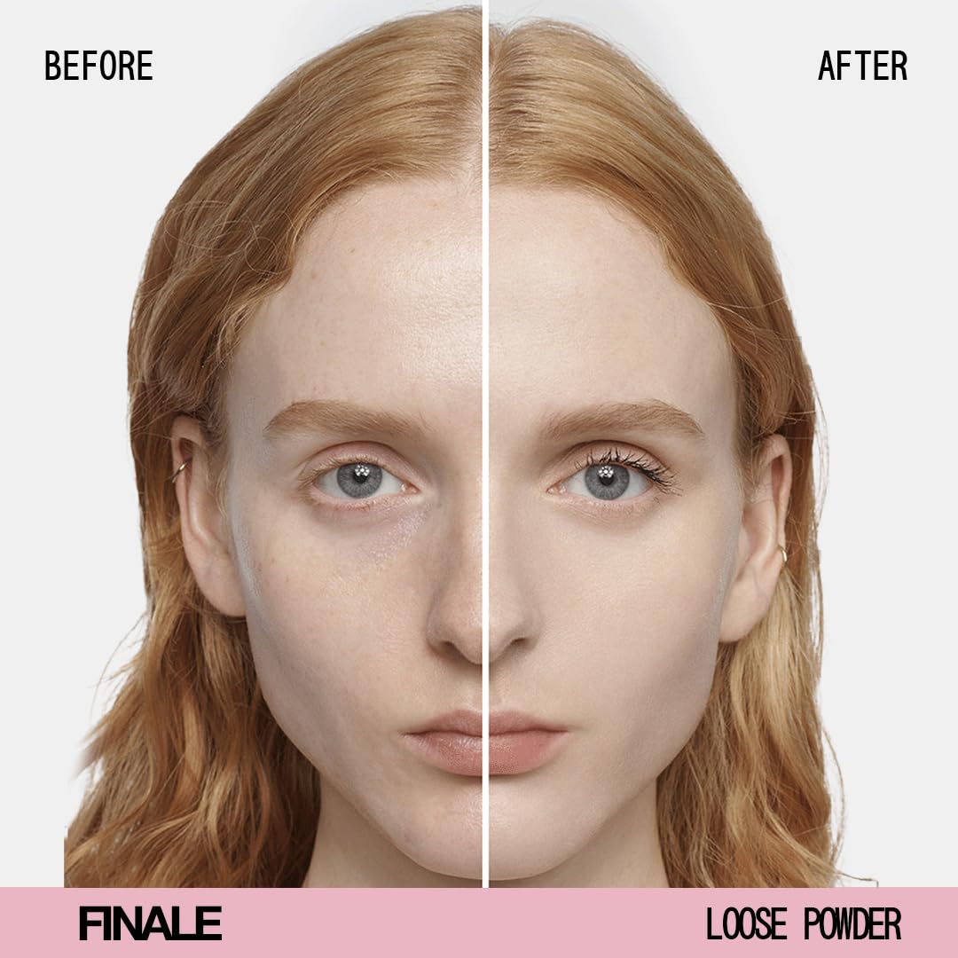aboutface mesh sifter and plush puff close-up, mess-free application benefit