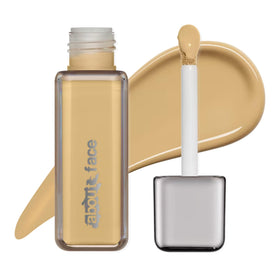 aboutface front packaging showing bottle and label, clear presentation benefit