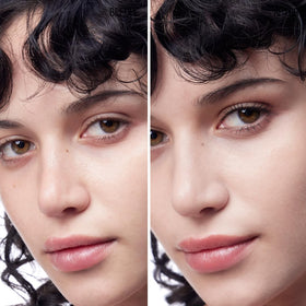 aboutface texture close-up displaying creamy, blendable formula and hydration