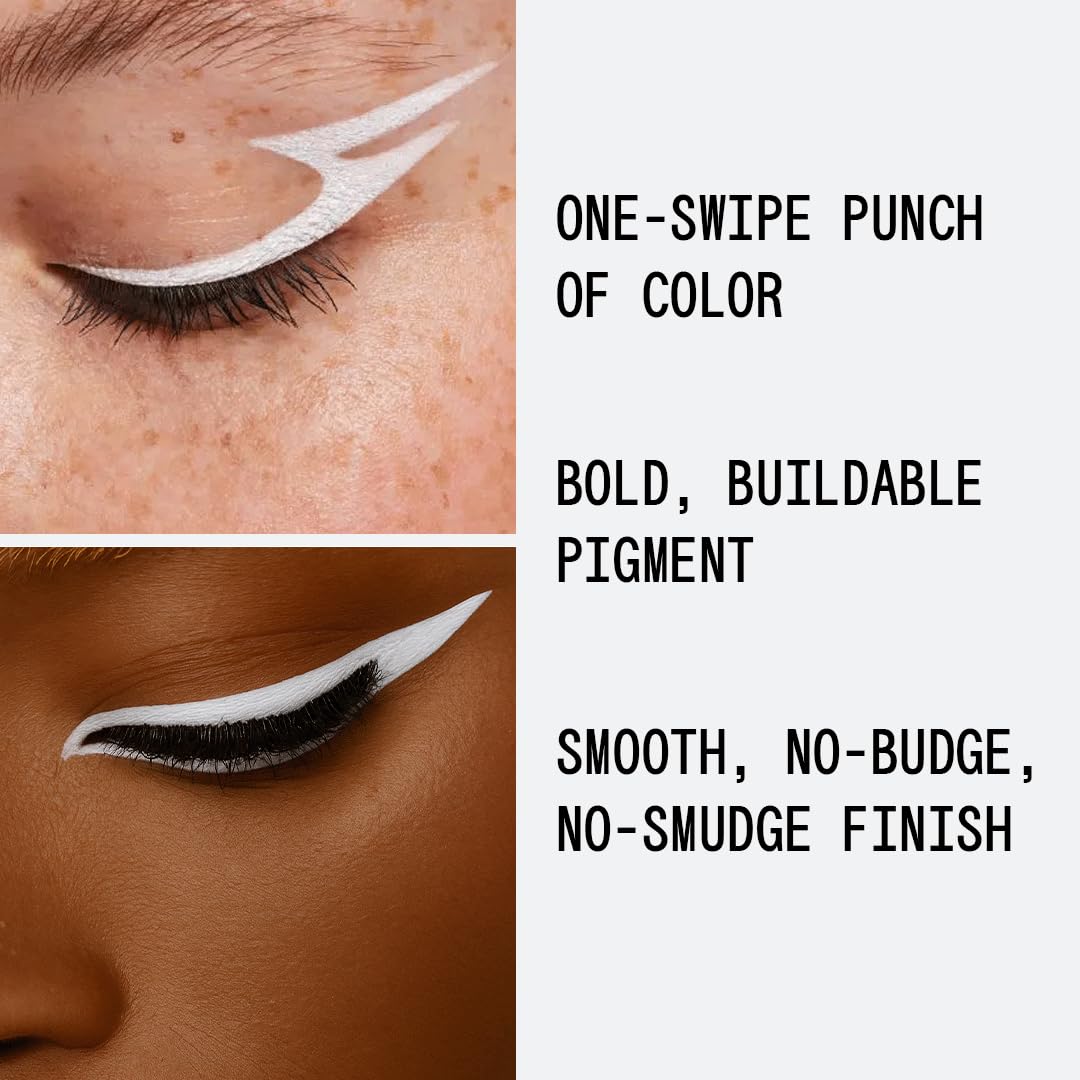 aboutface texture swipe showing dense white pigment and smooth matte