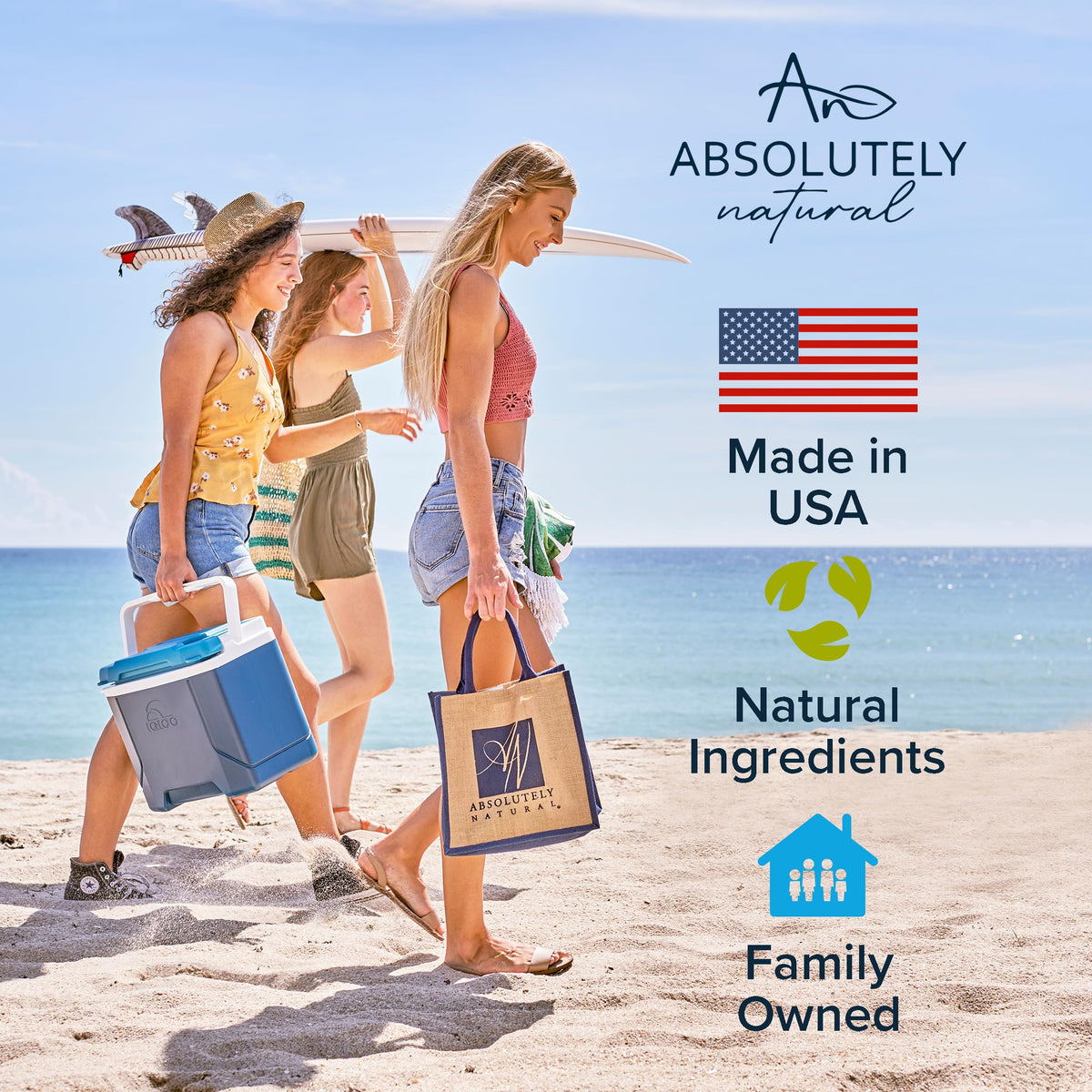 Absolutely Natural gel texture closeup highlighting smooth, clear aloe gel for fast soothing