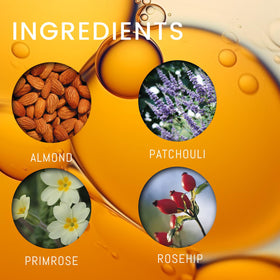 ABYST oil being massaged into arm delivering nourishment and smoother texture
