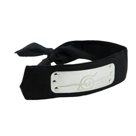 ABYSTYLE headband front view showing Hidden Leaf emblem and comfortable band