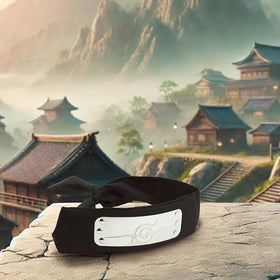 ABYSTYLE headband displayed on a shelf as collectible enhancing fan decor