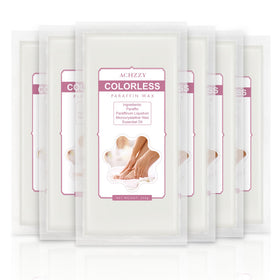 Achzzy front packaging showing six unscented refill blocks and product benefit