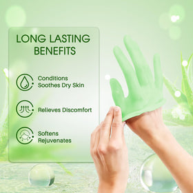 Achzzy hands dipped in paraffin bath showing deep hydration and softening
