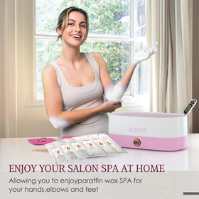 Achzzy spa bathroom scene showing calming treatment setup and professional benefit