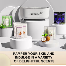 Achzzy lifestyle spa setting showing professional look and relaxing ambiance benefit