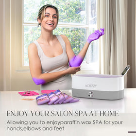 Achzzy paraffin bath open to display full 4000ml capacity and user-friendly opening