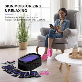 Achzzy boxed unit with accessories showing ready-to-use professional convenience