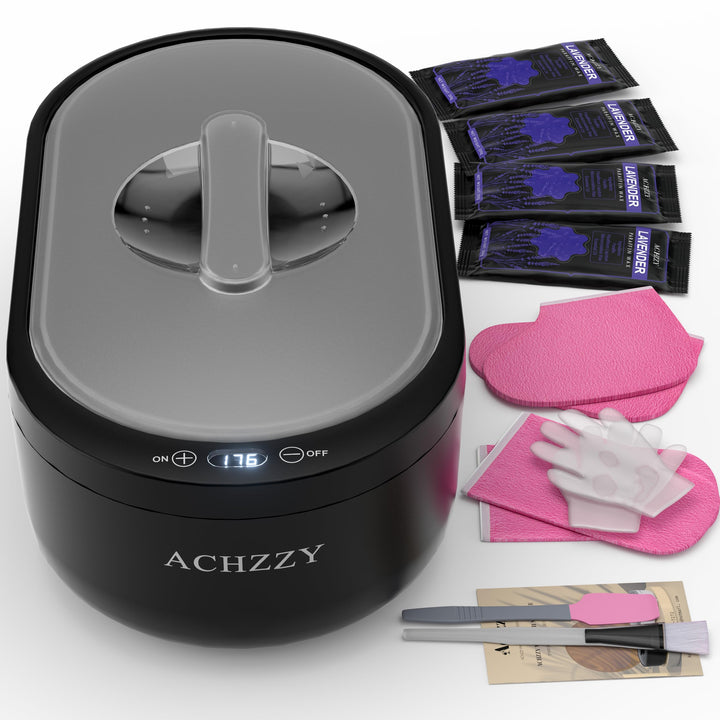Achzzy front view of paraffin wax machine showing compact design and easy access