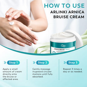 ACLINK cream absorbed on hand demonstrating non-greasy finish