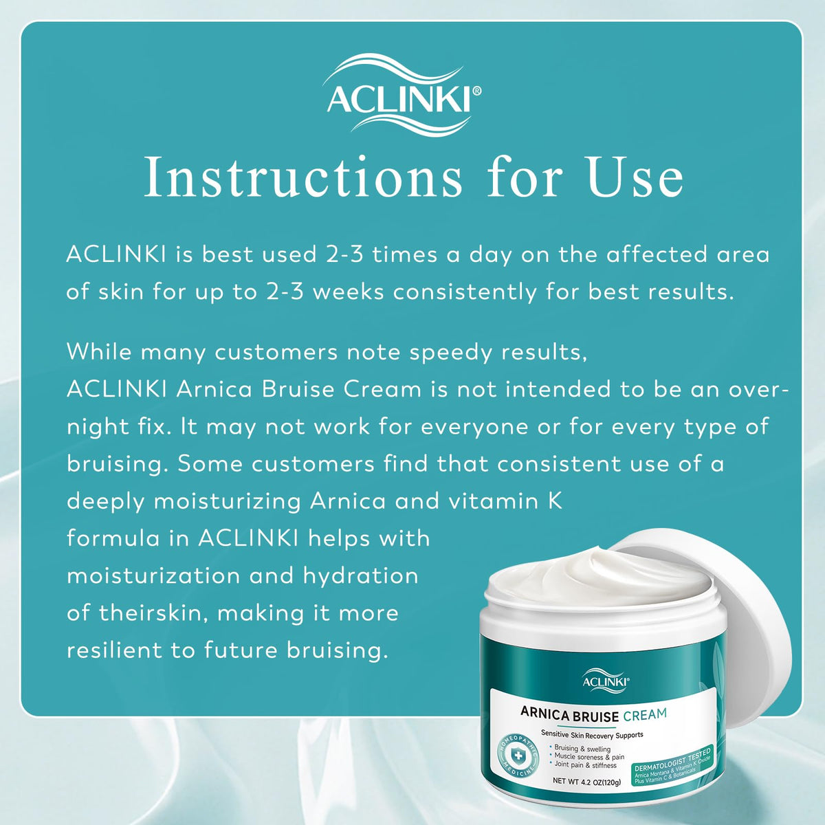 ACLINK tube inside first-aid kit illustrating recovery and convenience