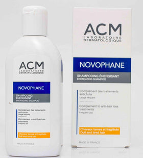 ACM Laboratoire Novophane front bottle view showing label and treatment benefit