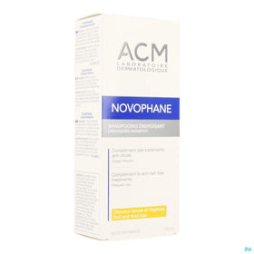 ACM Laboratoire Novophane 200ml bottle held to show size and travel-friendly benefit