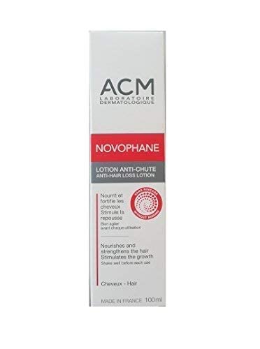 ACM Novophane applied on scalp demonstration illustrating massage application benefit