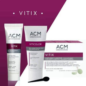 ACM Vitix Gel application on arm demonstrating targeted use and quick absorption benefit