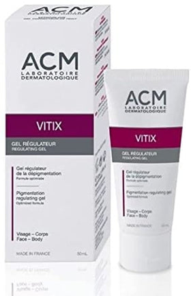 ACM Vitix Gel front packaging 50ml showing tube and labeling for easy identification and use