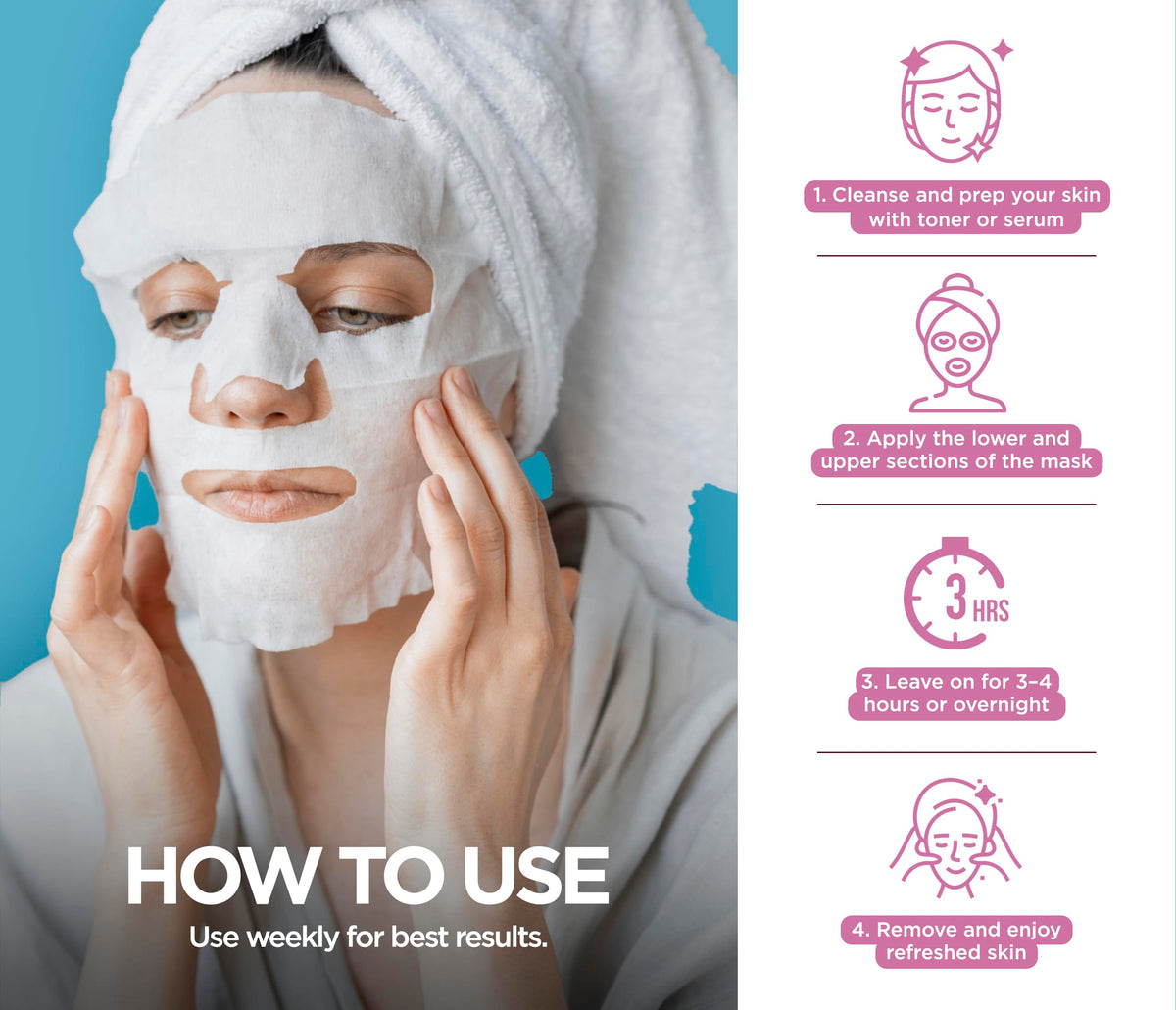 AcneEase hydrogel mask held in hand to show actual size and coverage