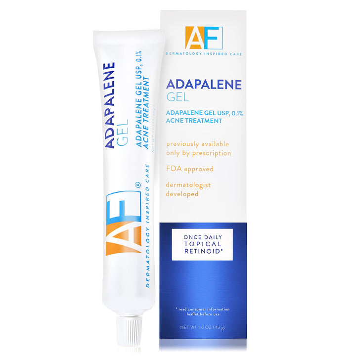 AcneFree tube front packaging showing product name and benefit