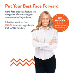 AcneFree retinol night cream jar open showing rich texture for overnight renewal