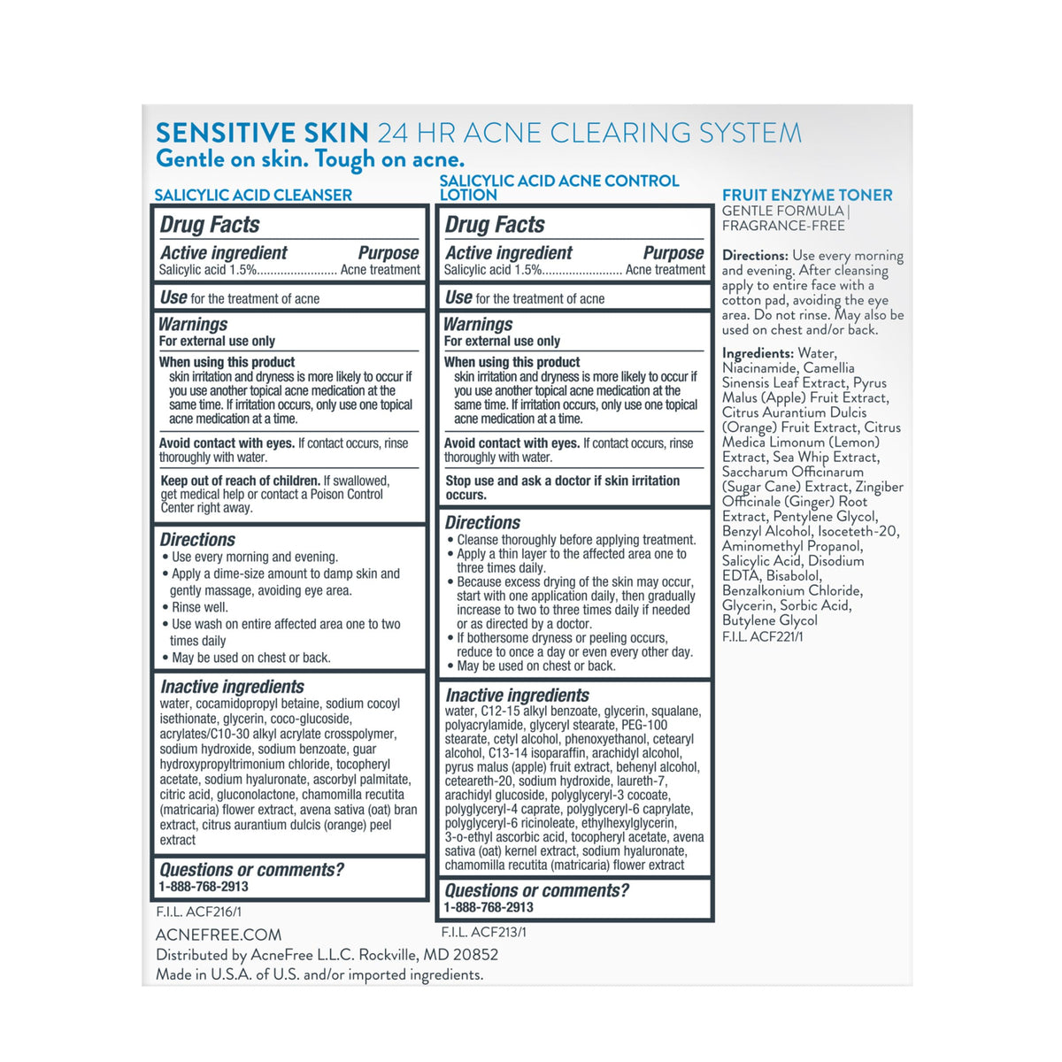 AcneFree cleanser foam texture demonstrating gentle exfoliation and smooth feel