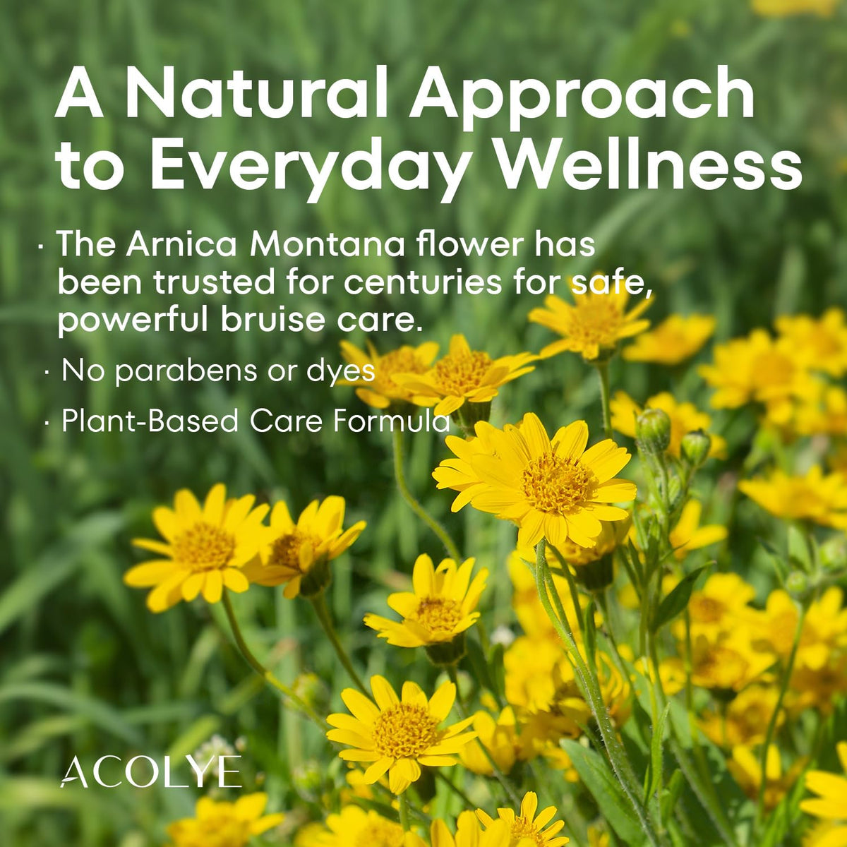 Acolye being applied to hand to show targeted use and gentle coverage benefit