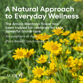 Acolye being applied to hand to show targeted use and gentle coverage benefit