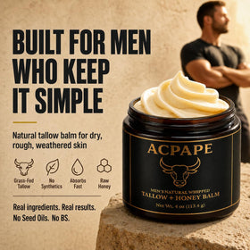 Acpape open jar showing whipped cream-like texture ready to melt into skin