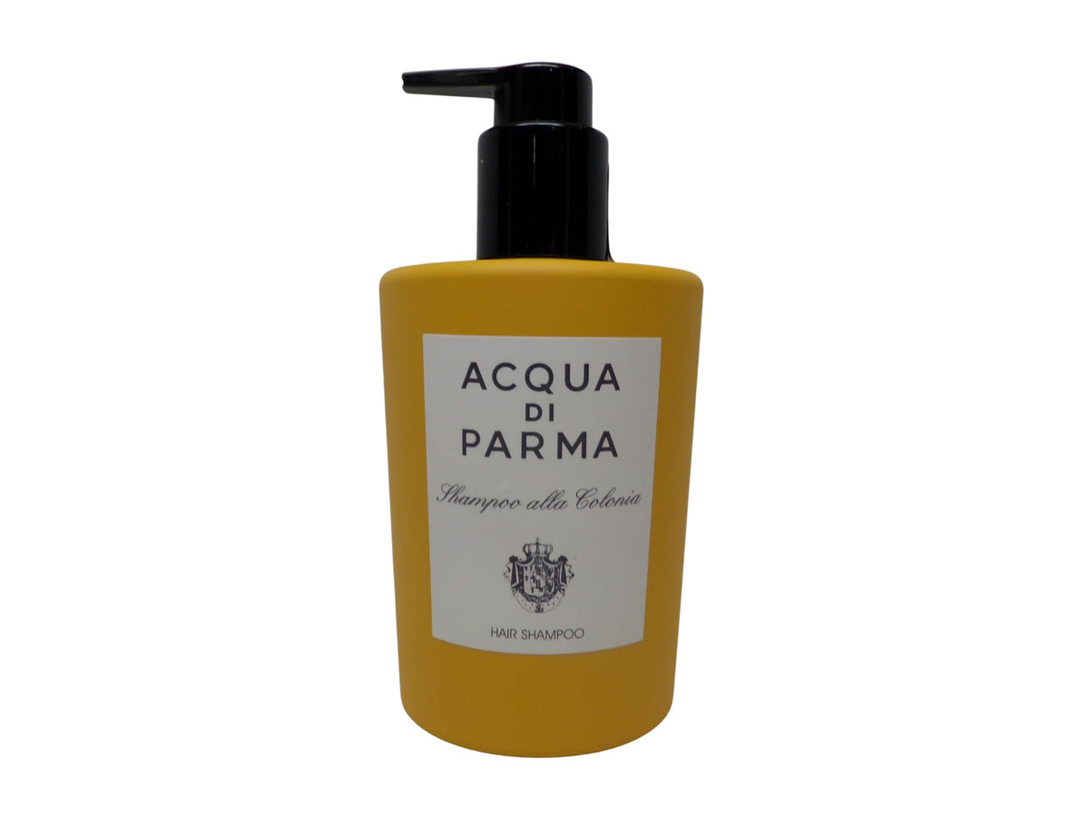Acqua Di Parma front bottle in new gold-orange design showing label and size, elegant presentation benefit