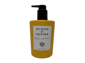 Acqua Di Parma front bottle in new gold-orange design showing label and size, elegant presentation benefit