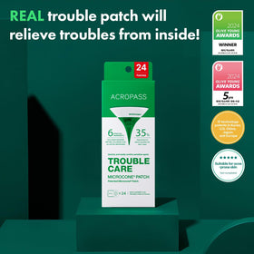 Acropass adhesive backside demonstrating secure full-surface grip