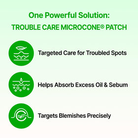 Acropass patch applied on skin protecting spot and reducing redness